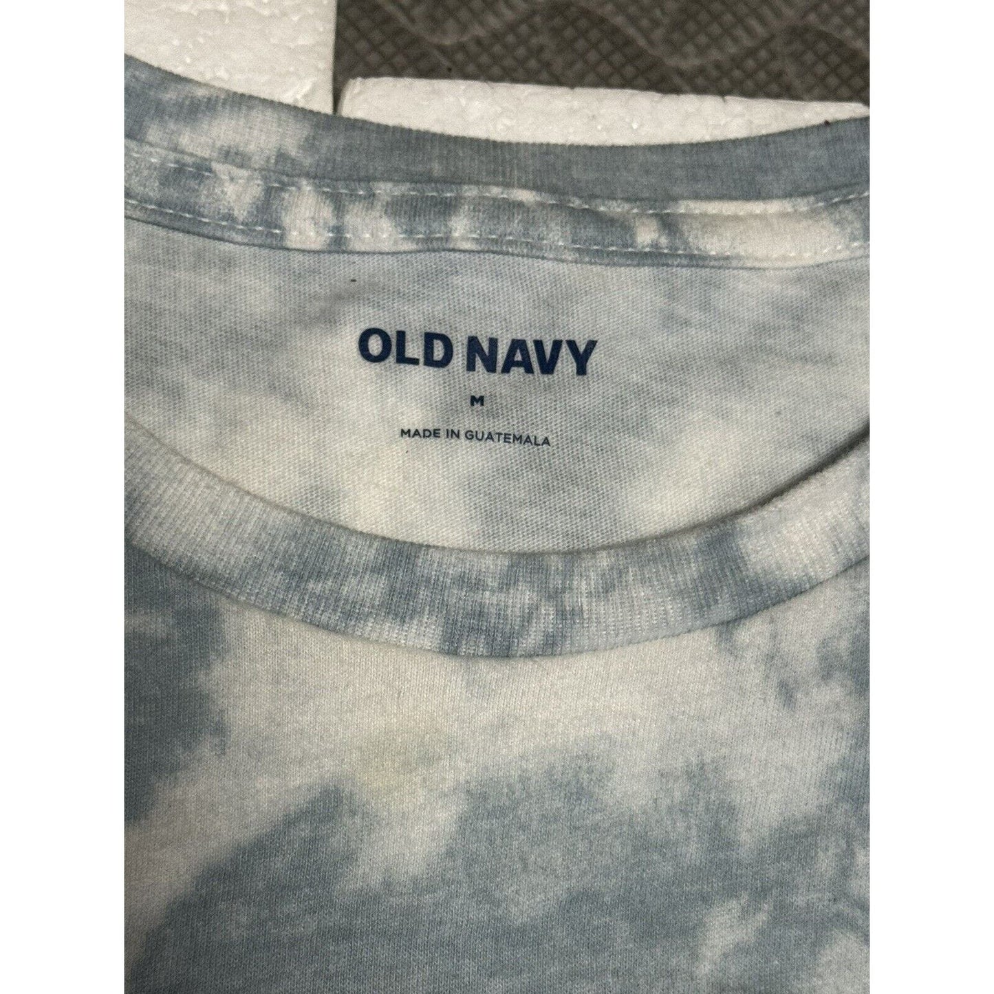 Old Navy Star Wars The Mandalorian Graphic T-Shirt Light Blue White Medium