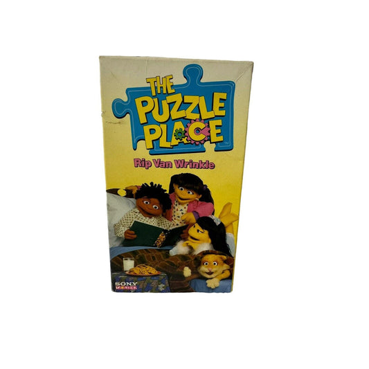 The Puzzle Place Rip Van Wrinkle VHS Tape 1995 Sony Kiki Leon Julie Skye Rare