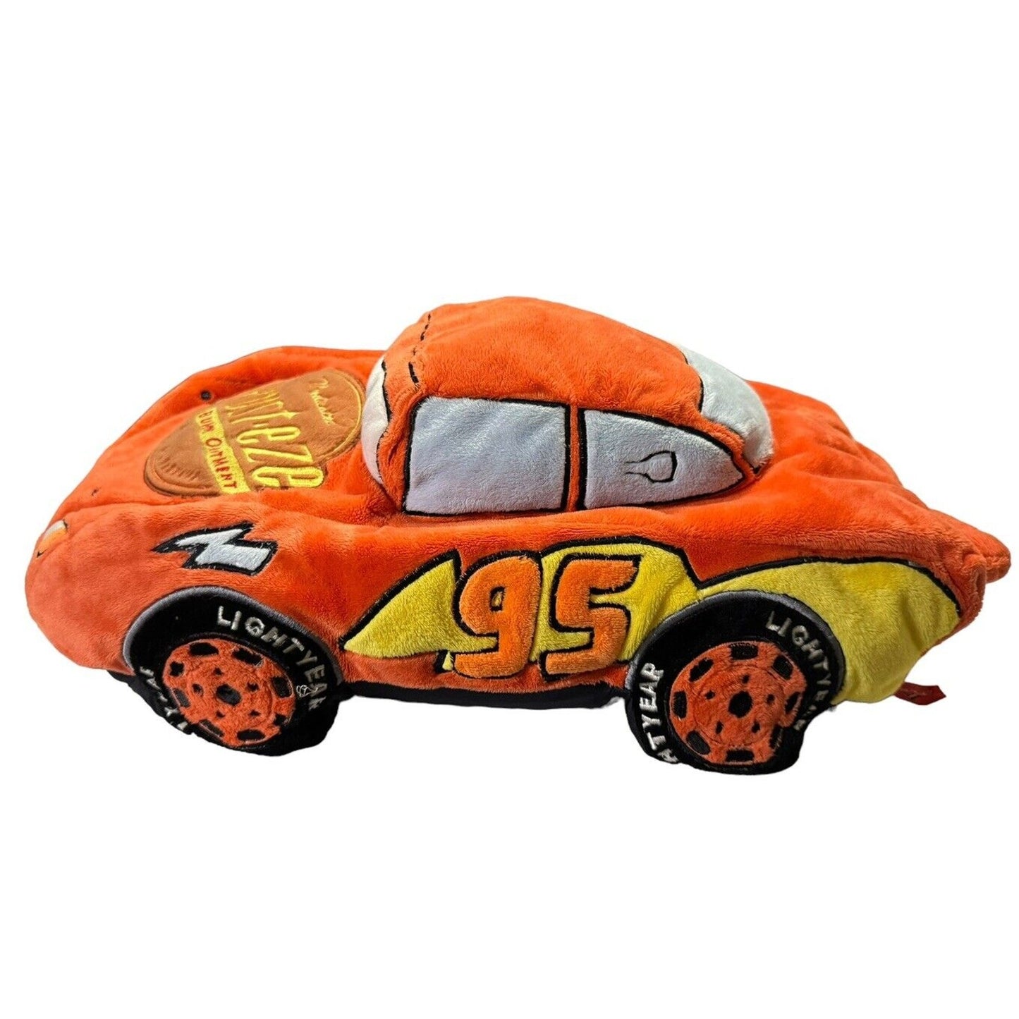 Disney Pixar Cars3 Lightning Mcqueen #95 Plush Car Bean Bag Pillow Rust-eze 18”