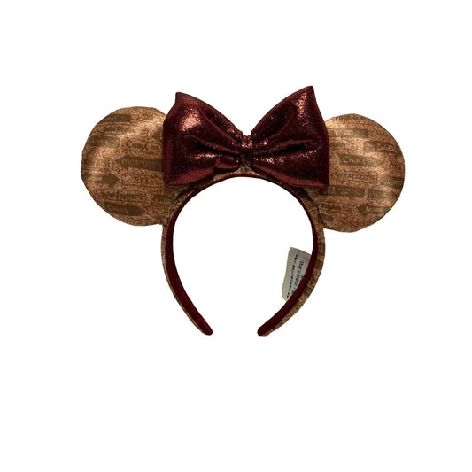 Disney Parks Epcot Minnie Ears Bow Headband 2018 Food & Wine Festival