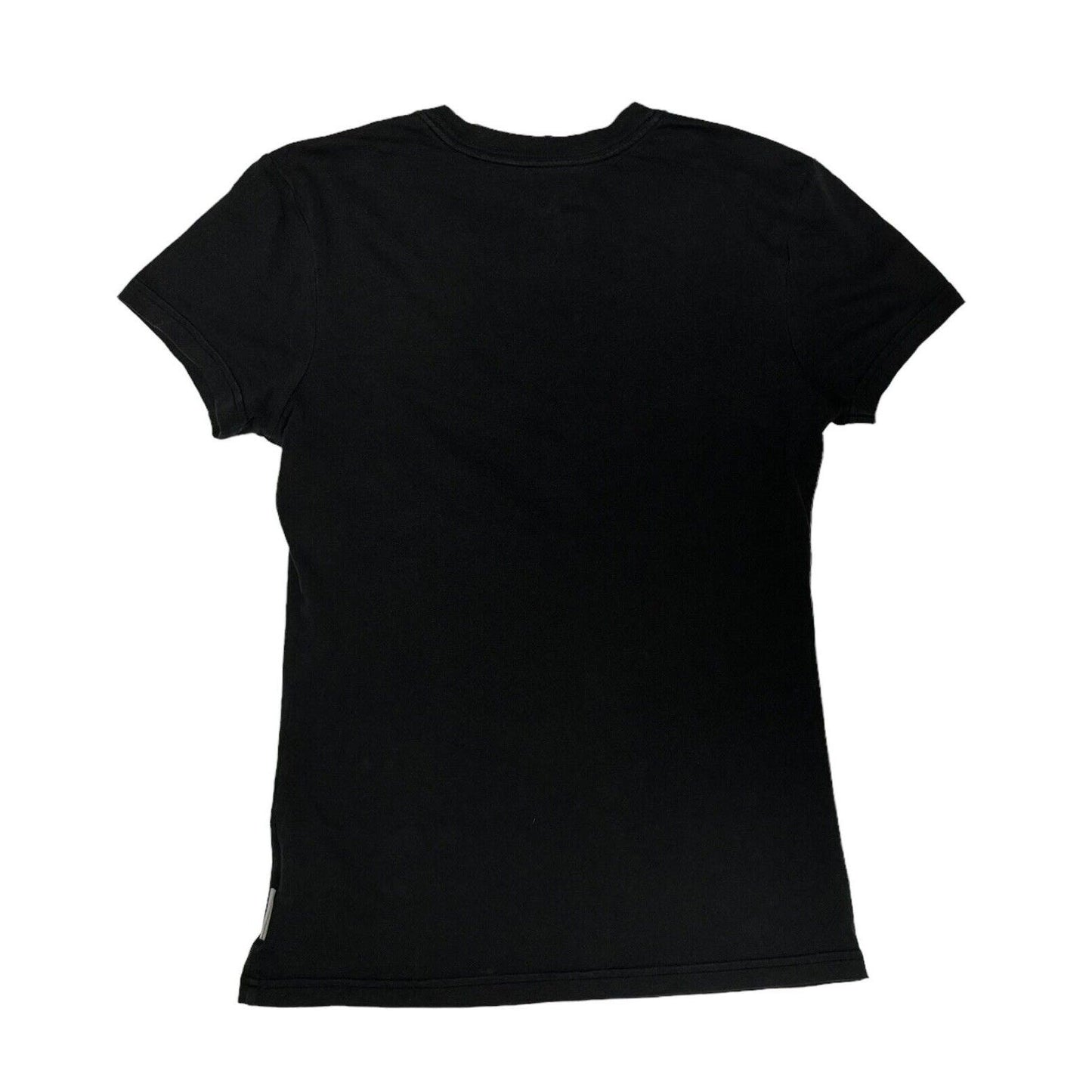 Nike Athlete Swoosh Logo Dri Fit Cotton Tee Shirt Small Black