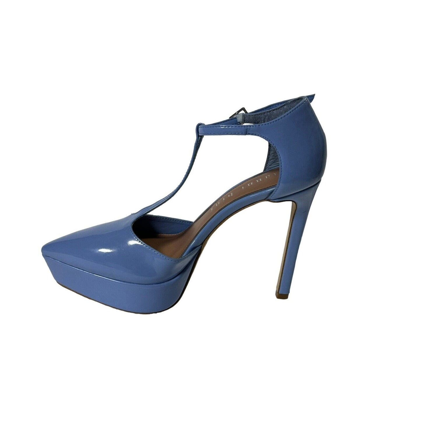 Gianni Bini Blainee Patent Platform T Strap Heels Size 8.5 M