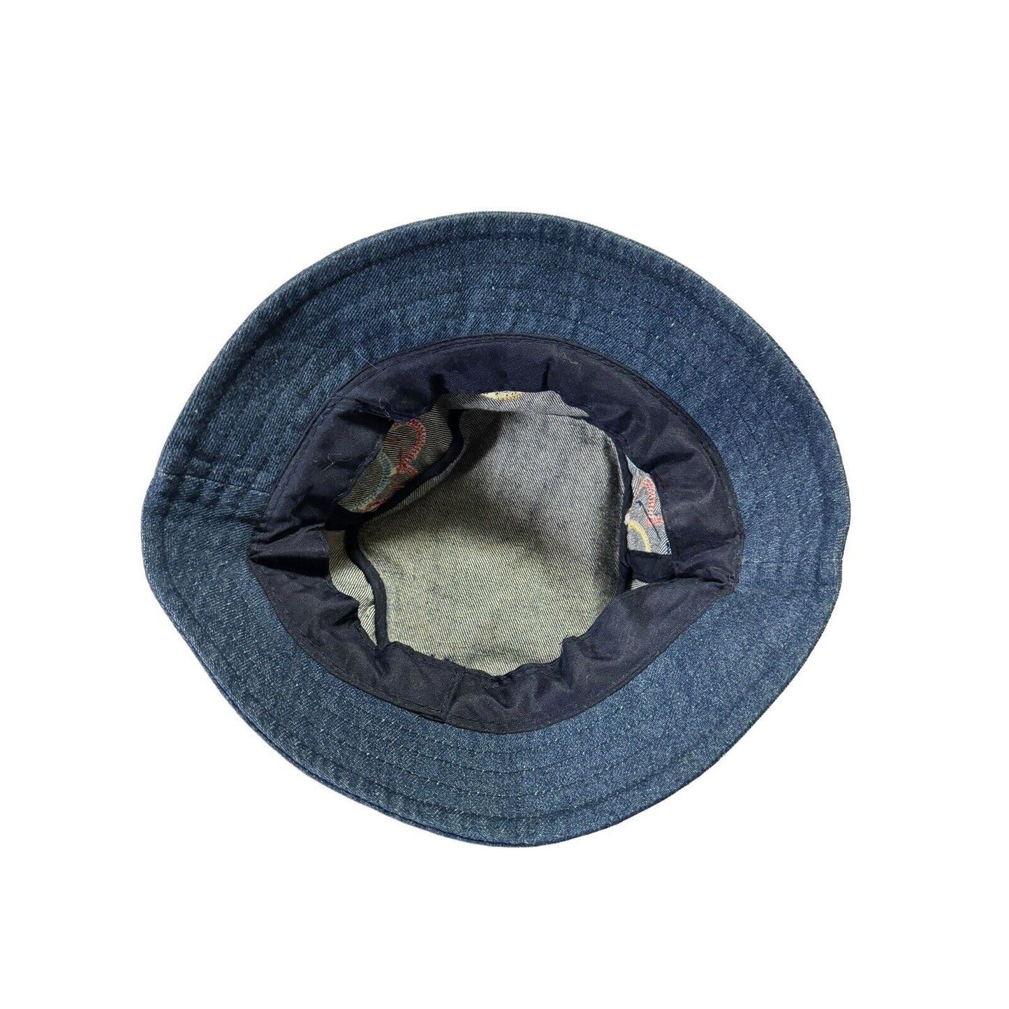 Vintage Disney Lizzie McGuire Embroidered Denim Bucket Hat Youth Size 7-14 Y2K