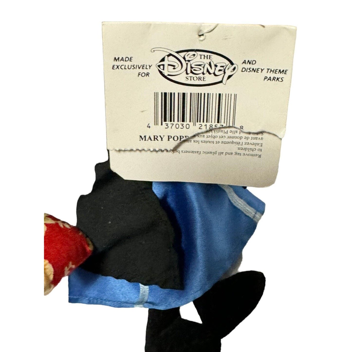 The Disney Store Mary Poppins Bert 8” Bean Bag Stuffed Plush Lot Of 2