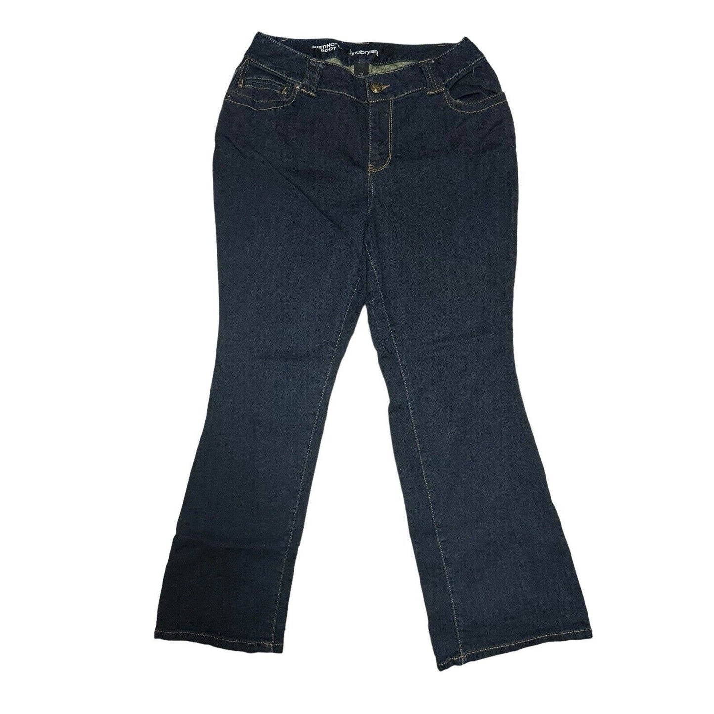 Lane Bryant Distinctly Boot Dark Wash Denim Jeans 14 Petite