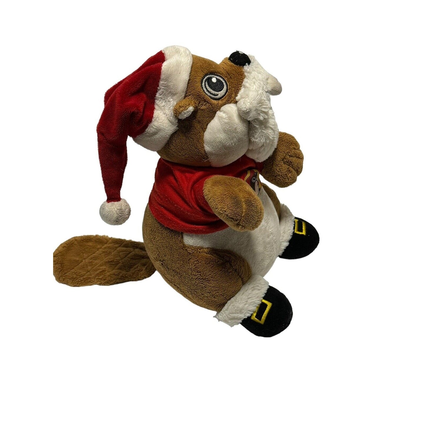 2021 Jagg Buc-cee Beaver Santa Claus Christmas Stuffed Plush 10” Buccees