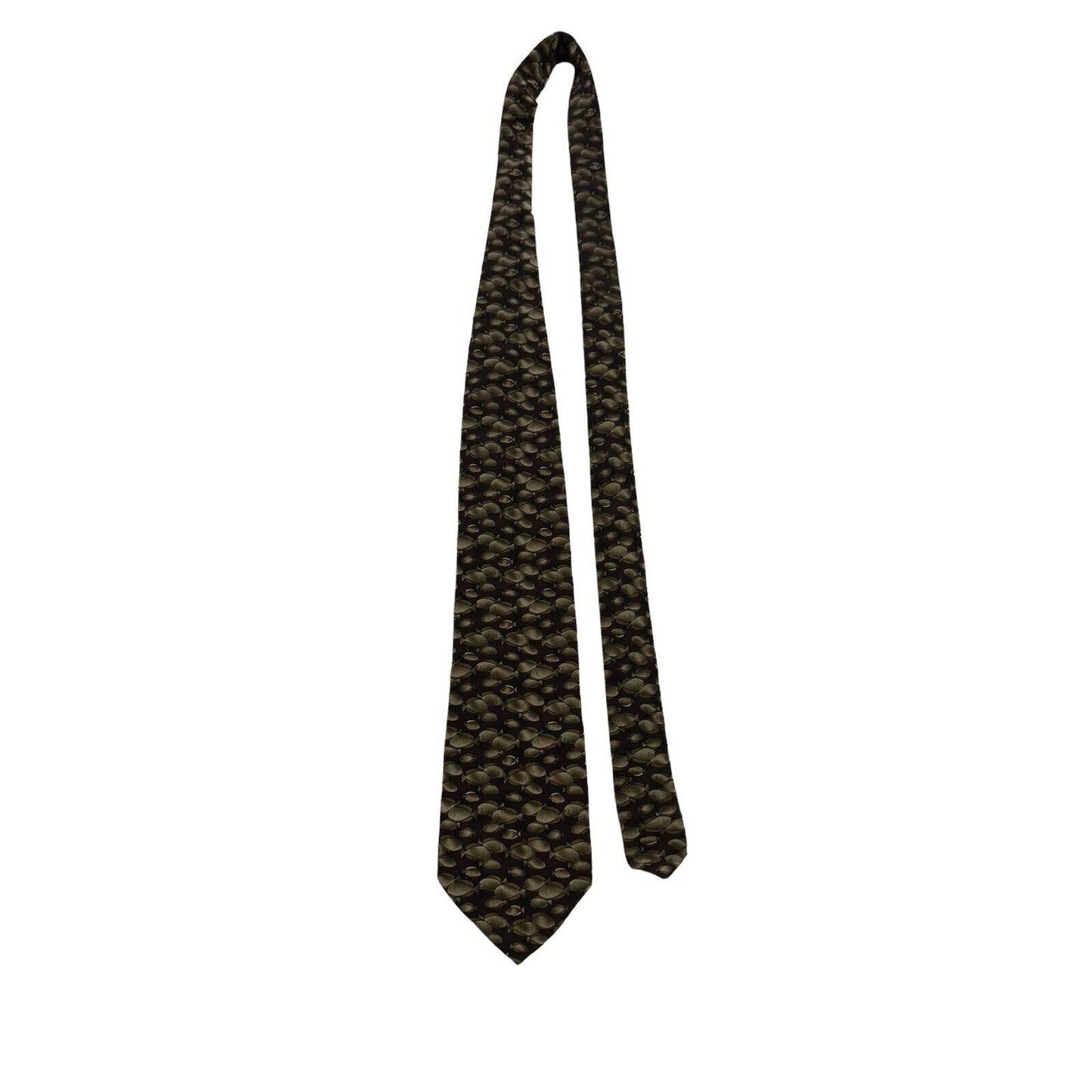 Ties To Nature Fish Vintage Novelty 100% Silk Necktie