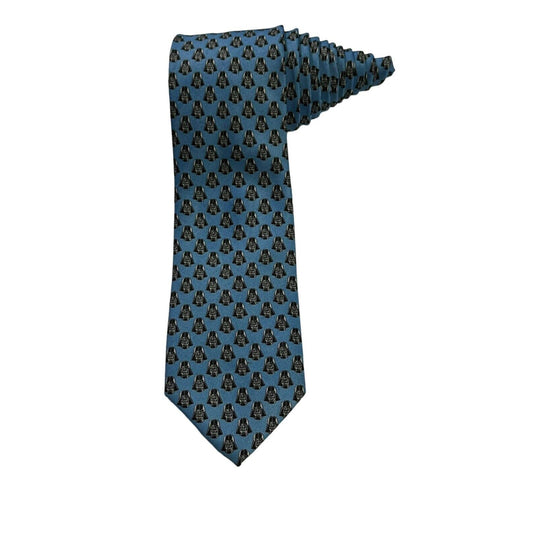 Star Wars Darth Vader Pattern APO Light Blue Novelty Necktie 100% Polyester