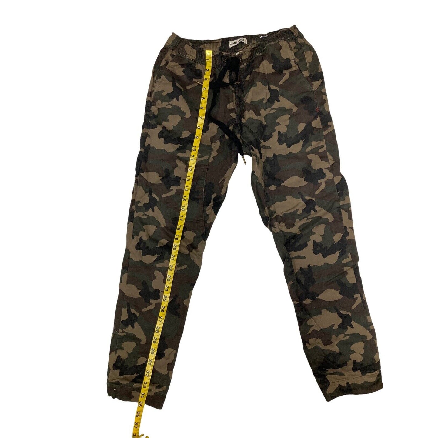Warp + Weft LHR London Jogger Camouflage Camo Pants Size 26
