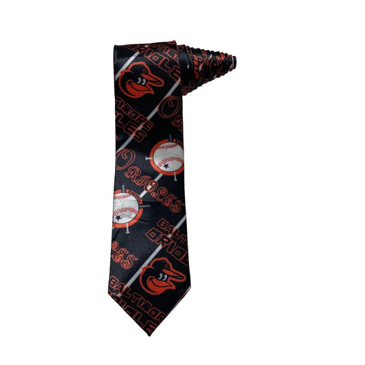 MLB Baltimore Orioles Mascot Baseball Logo Novelty Necktie