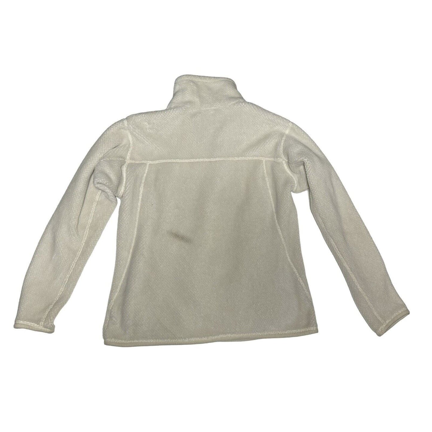 Patagonia Cream White Re-Tool Snap-T Polartec Fleece Pullover Womens Size L