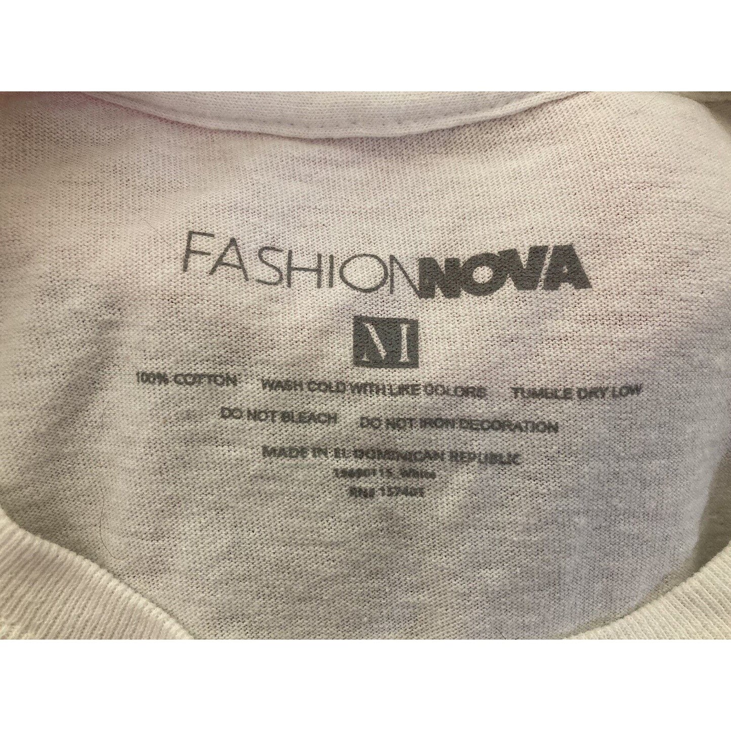 Fashion Nova He Asked What’s My Sign I Said Dollars Graphic Crop Top Medium