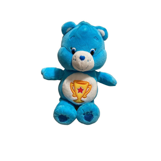 2017 Care Bears Champ Bear Bean Bag Stuffed Plush Toy 8”
