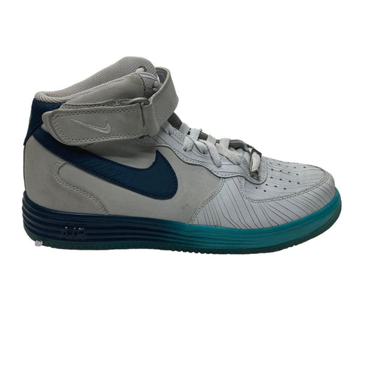 Nike Lunar Force 1 Mid LTR Pure Platinum Squadron Sport Basketball Shoes Size 8