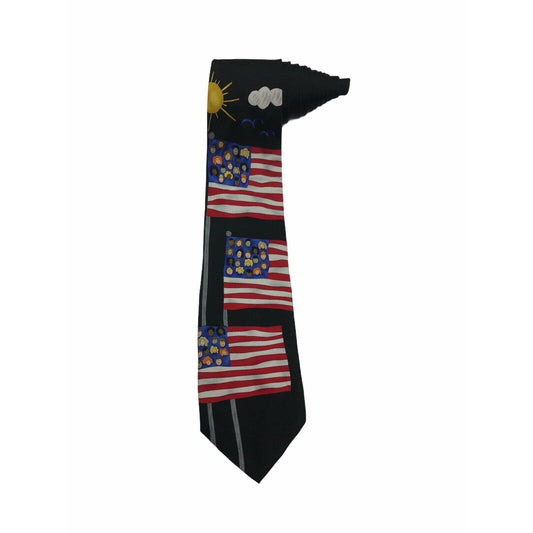 Save The Children Children Of The USA Flags Stephanie Age 9 Novelty Tie