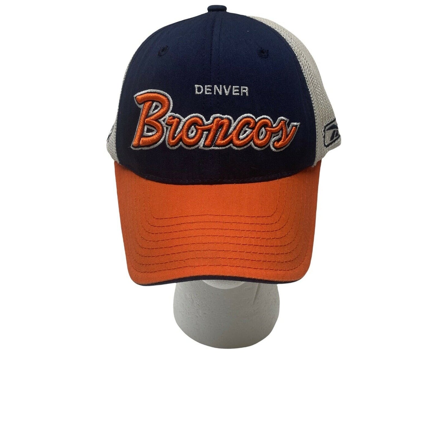 Reebok NFL Denver Broncos Mesh Snapback Vintage Hat Cap Football