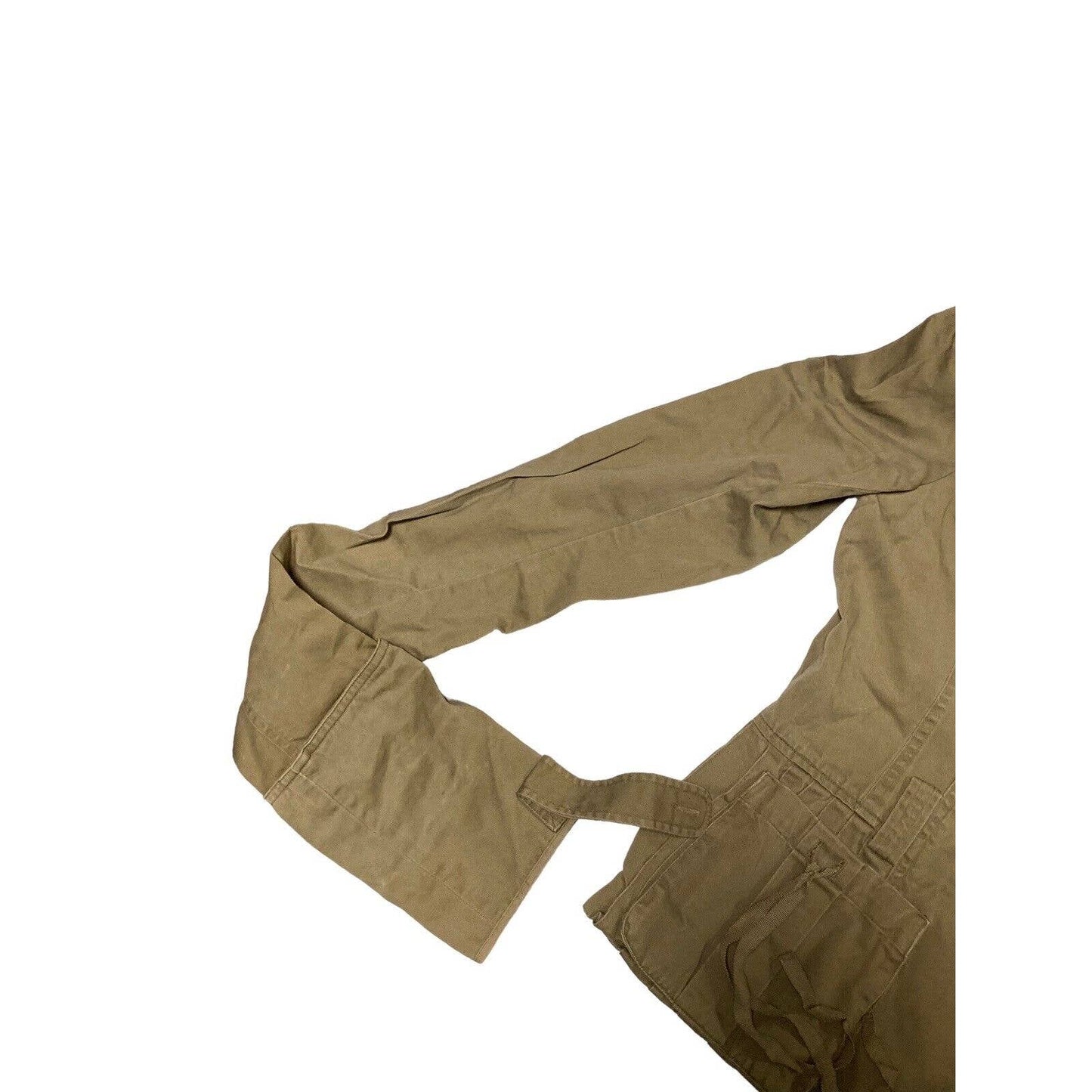 Diane Von Furstenberg 100% Cotton Brown Blazer Utility Jacket Size 4