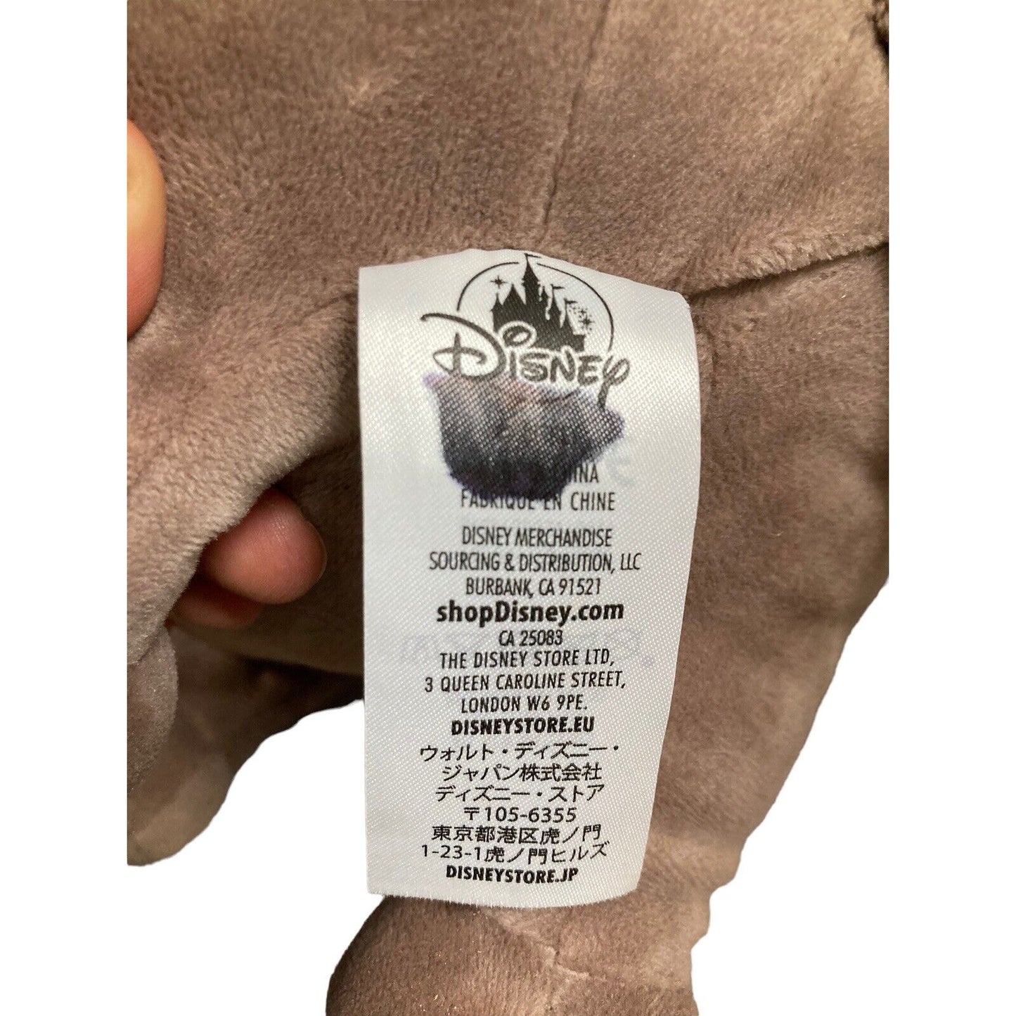 The Disney Store Aladdin Abu Elephant 14” Stuffed Plush Toy Doll Plushy
