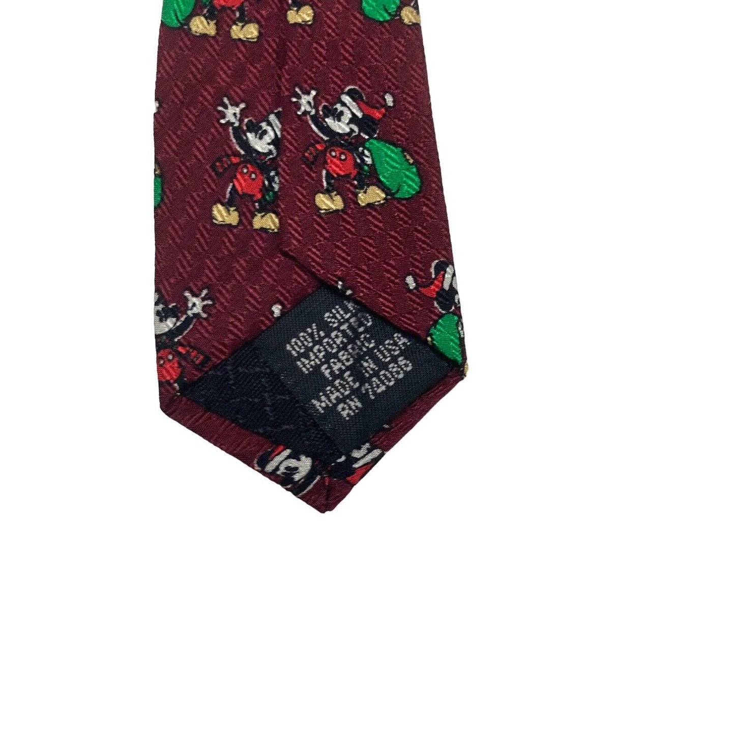 Disney Mickey Inc Mickey Mouse Christmas Santa Sack Of Presents Novelty Necktie