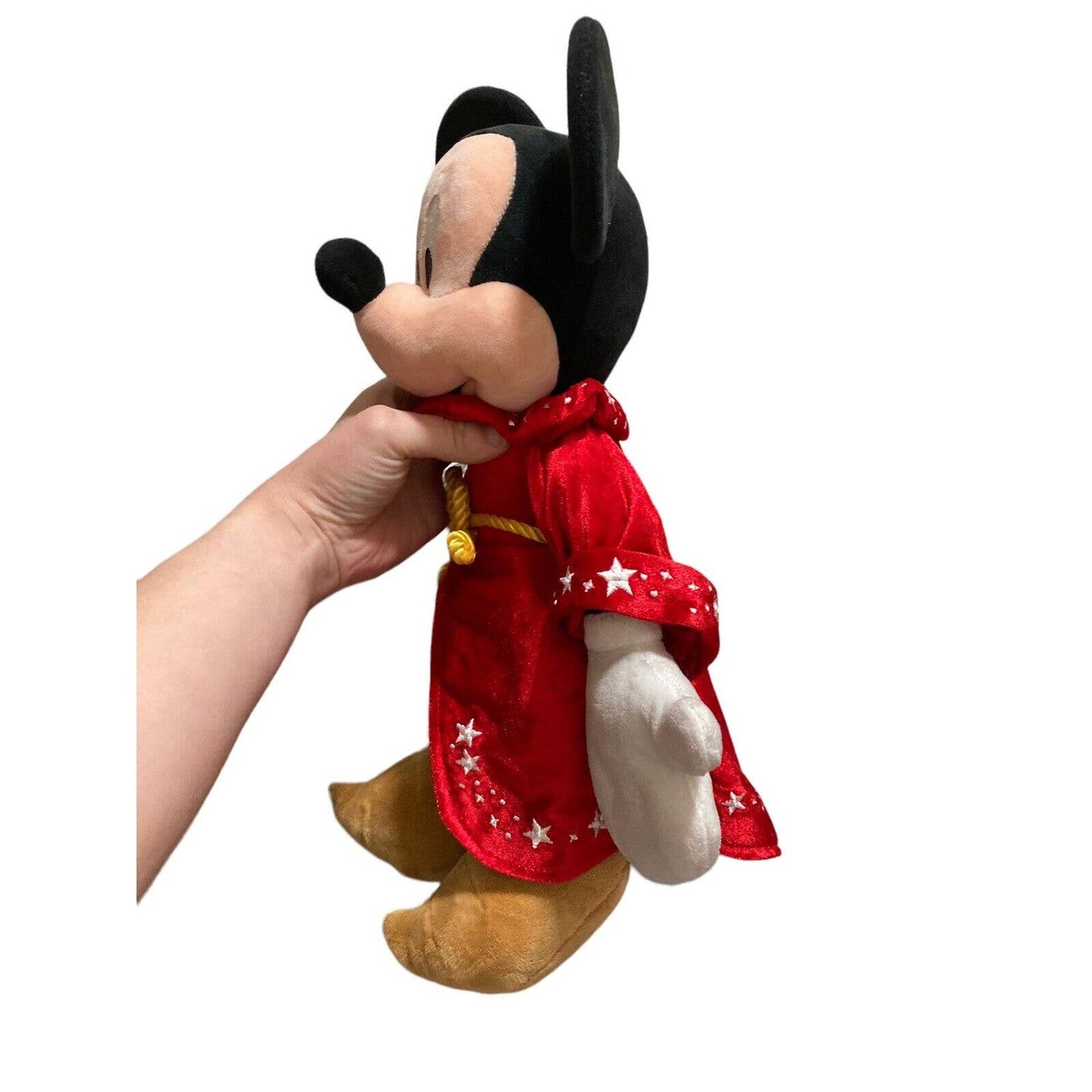 Disney Parks Mickey Mouse sorcerer's apprentice Stuffed Animal Plush Toy 15”