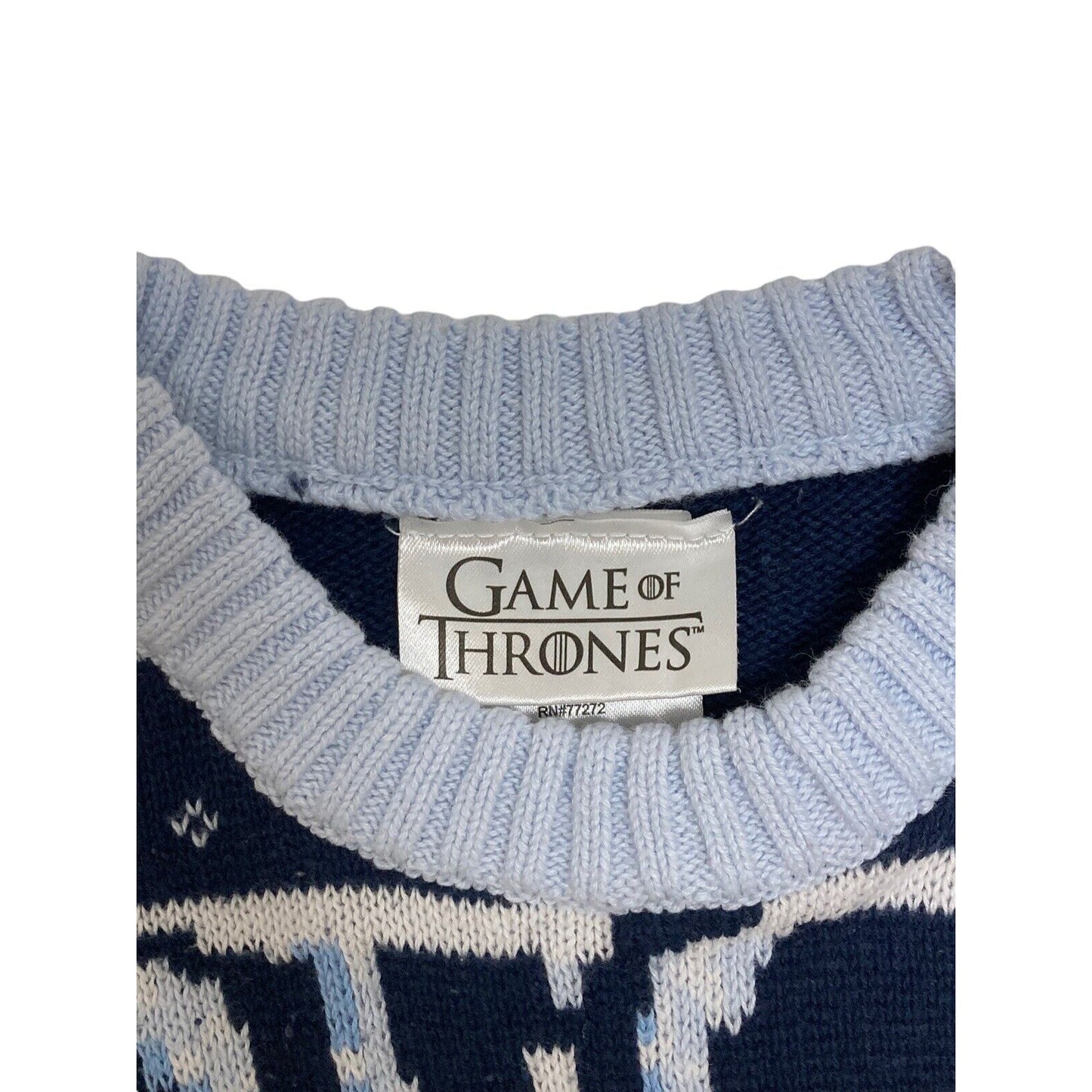 Game Of Thrones Deck The Wall Ugly Christmas Sweater Mens Size Small HBO