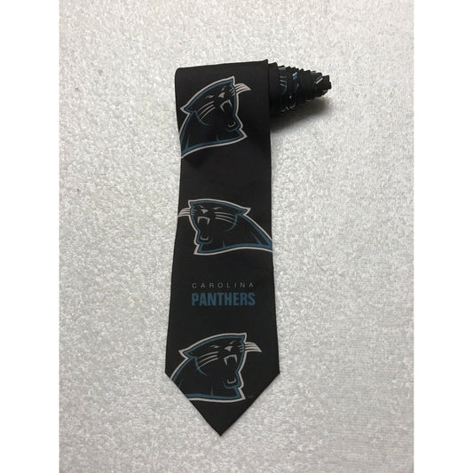 Ralph Marlin Vintage NFL Carolina Panthers Necktie Tie Vintage Polyester