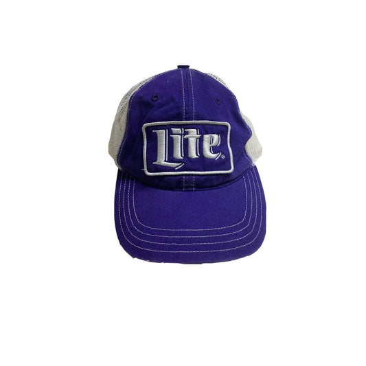 Richardson Miller Lite Purple White Mesh Snapback Vintage Hat Cap