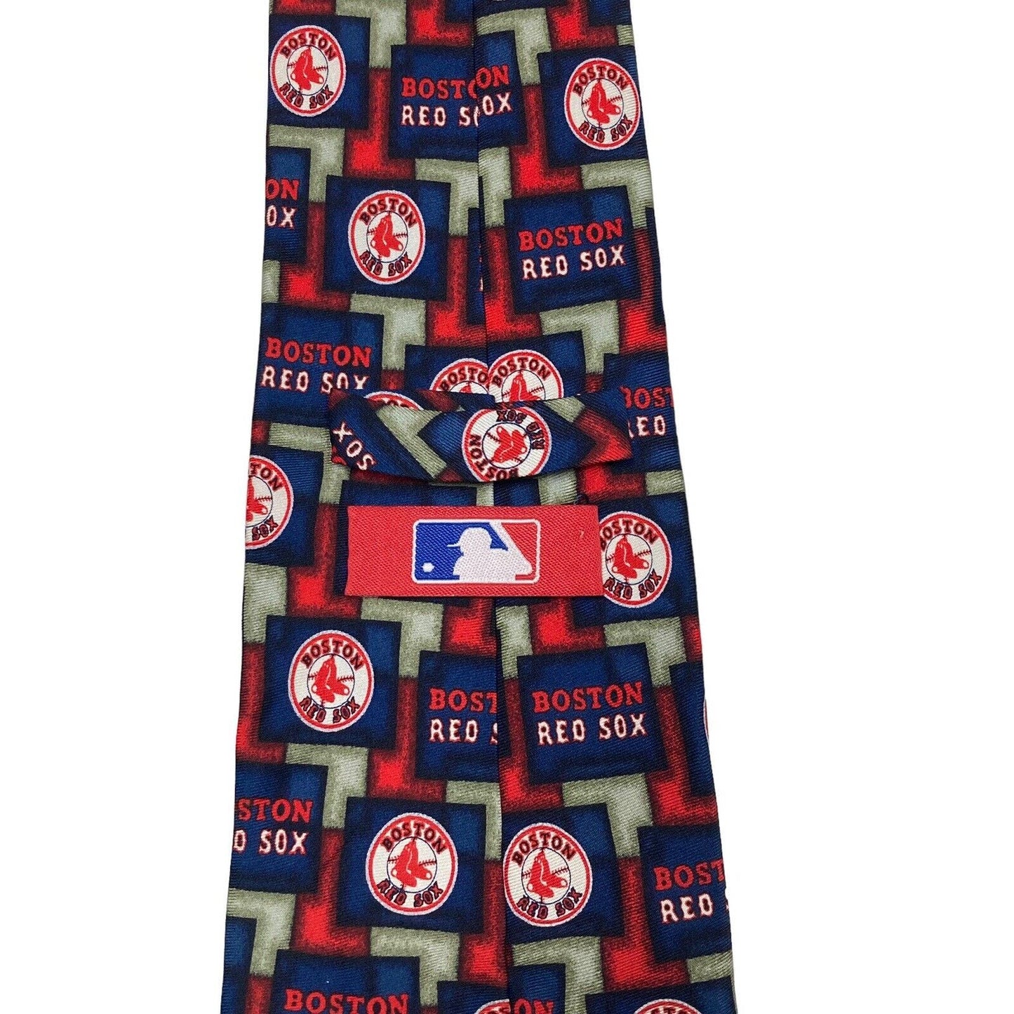 Eagle Wings MLB Boston Red Sox Logo Baseball Vintage Novelty Necktie 100% Silk