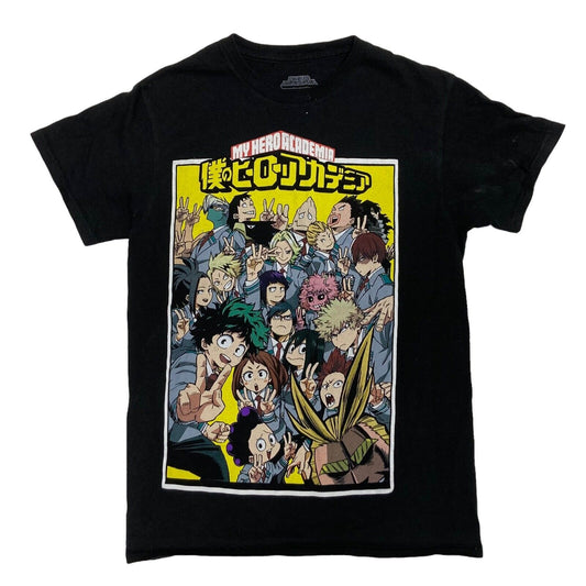 My Hero Academia Cast Graphic Mens T Shirt Size Small