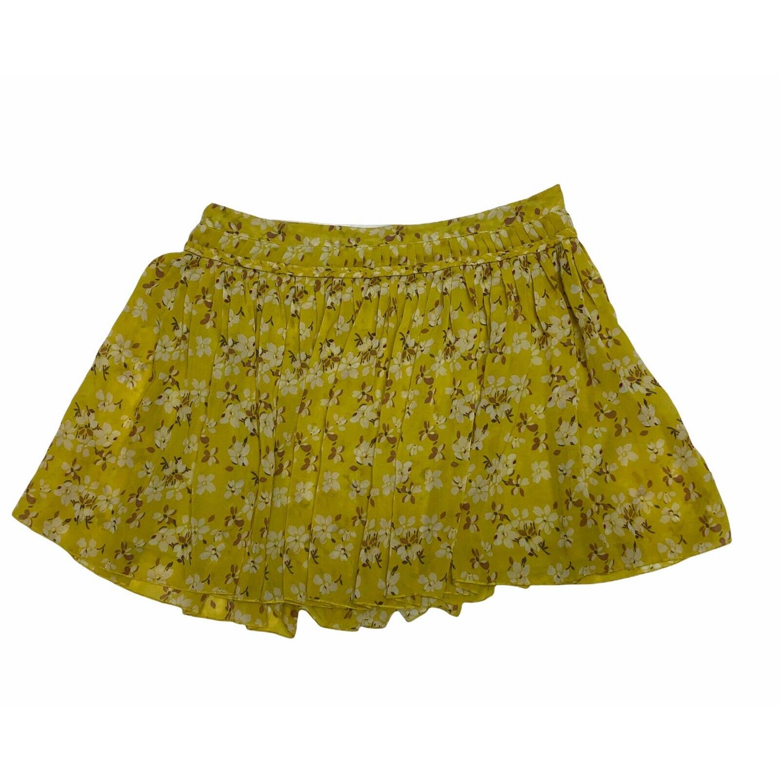 Women's Floral Skirt | Yellow Skirt| Not Your Grandma's Vintage & More