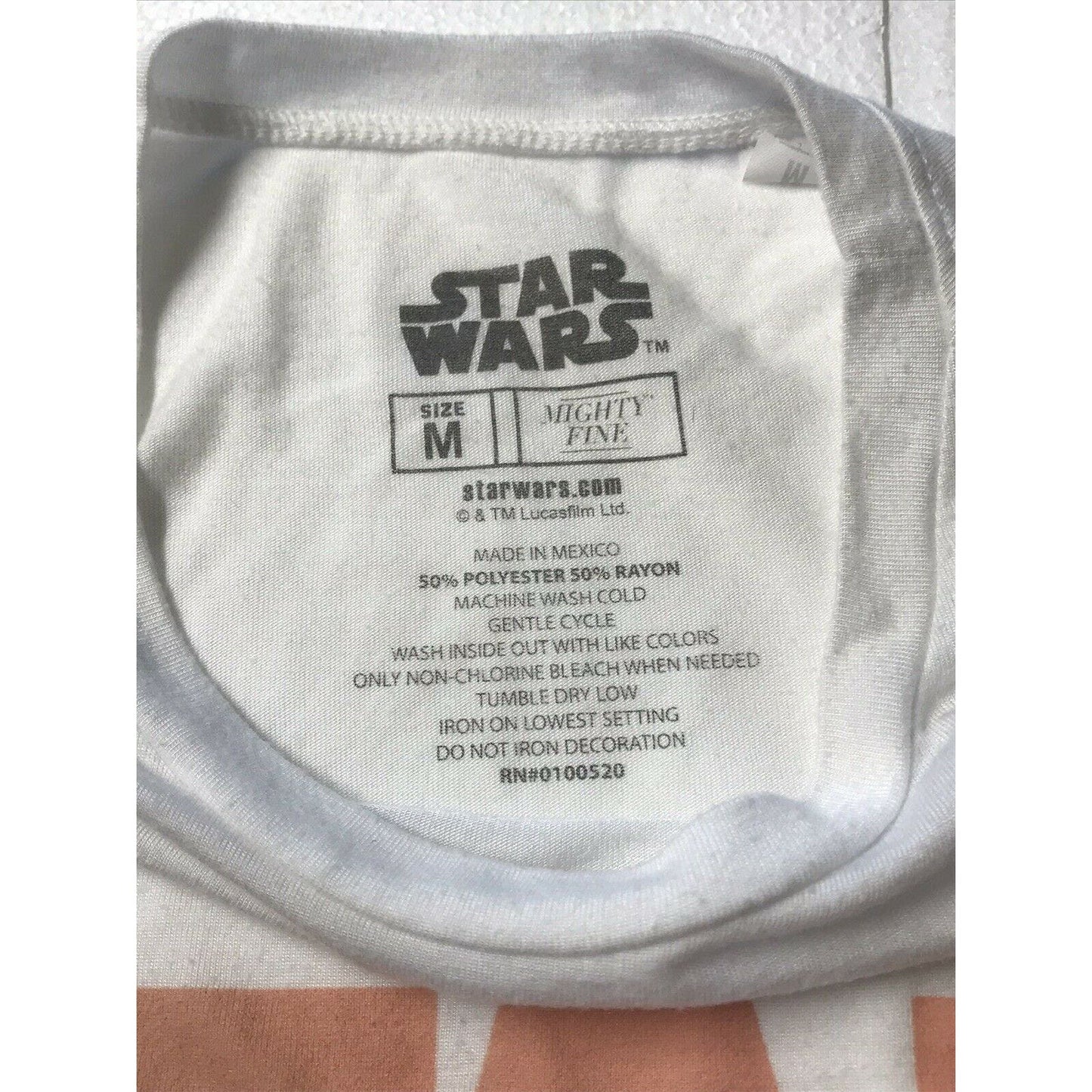 Mighty Fine Star Wars Logo Juniors Graphic T Shirt M Medium