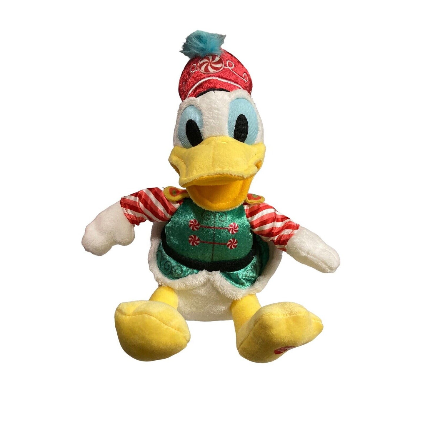 2013 Hallmark Disney Christmas Nutcracker Sweets Donald Duck Sound 12" Plush