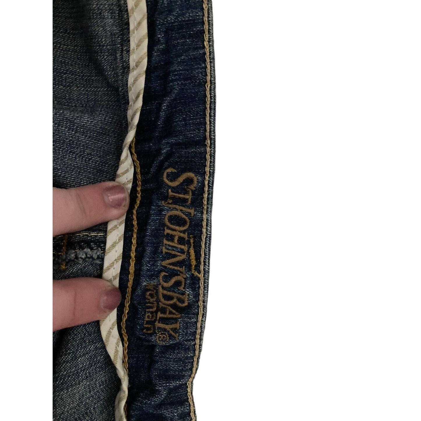 Vintage St Johns Bay Womans Bootcut Secretly Slender Medium Wash Denim Jeans 20W