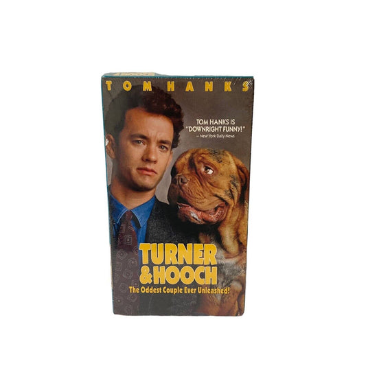 Turner & Hooch (VHS, 1996) Tom Hanks Vintage Touchstone Home Video