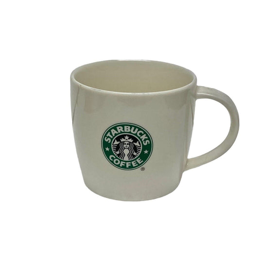 Starbucks Classic Green Mermaid Siren Logo Coffee Mug 2008 New Bone China 12 oz.