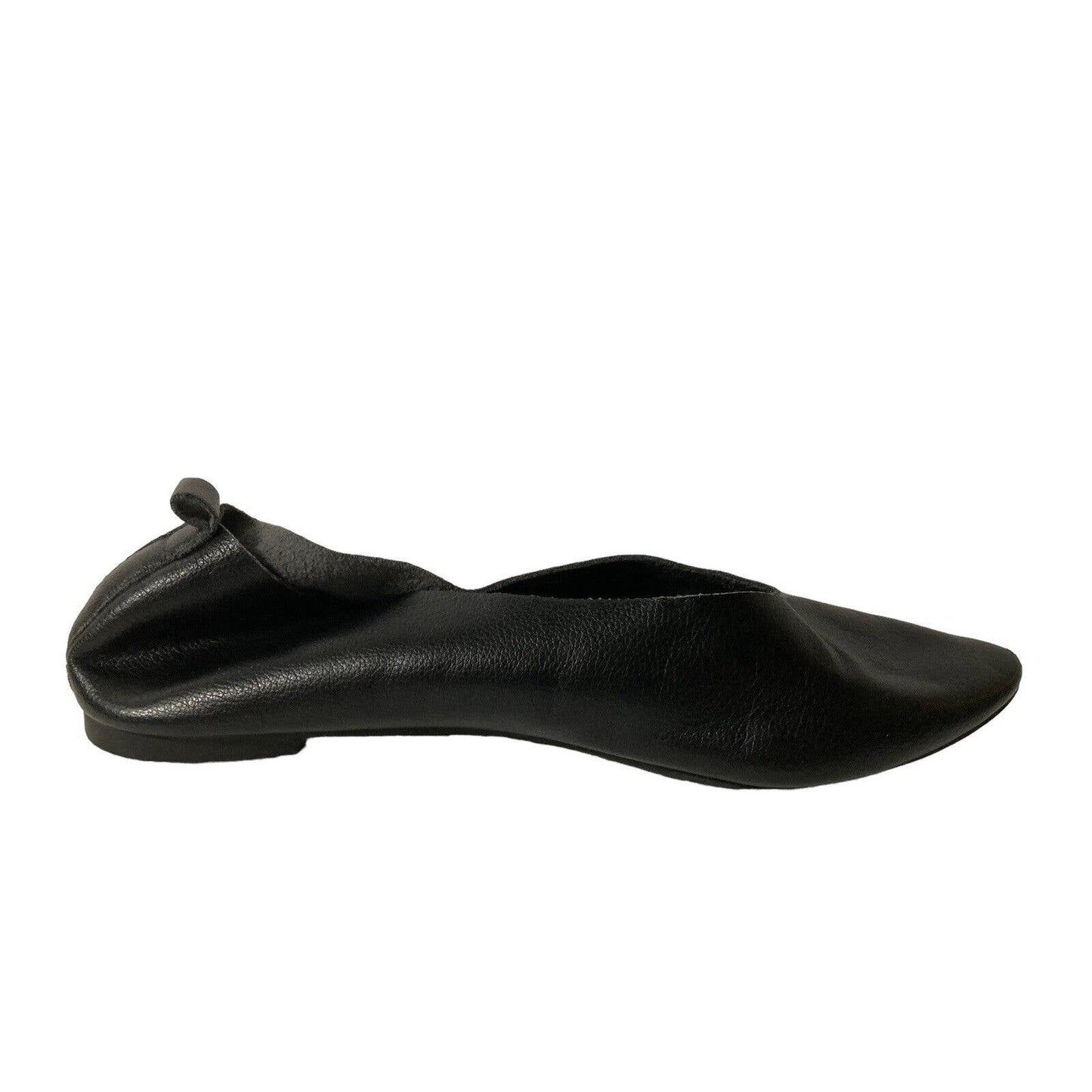 OVS Soild Black Pointed Ballet Flats Size 37 USA 6.5