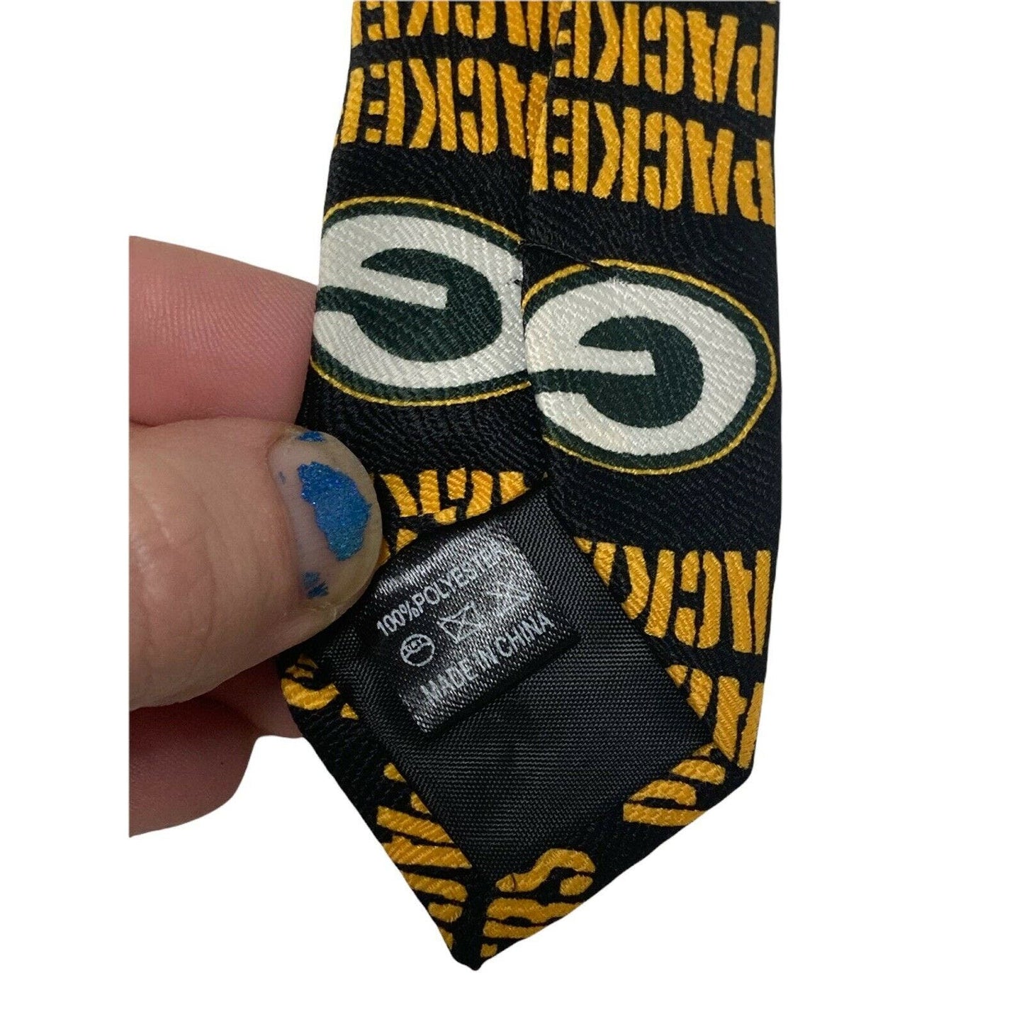 NFL Ralph Marlin Green Bay Packers Grid Football Novelty Necktie