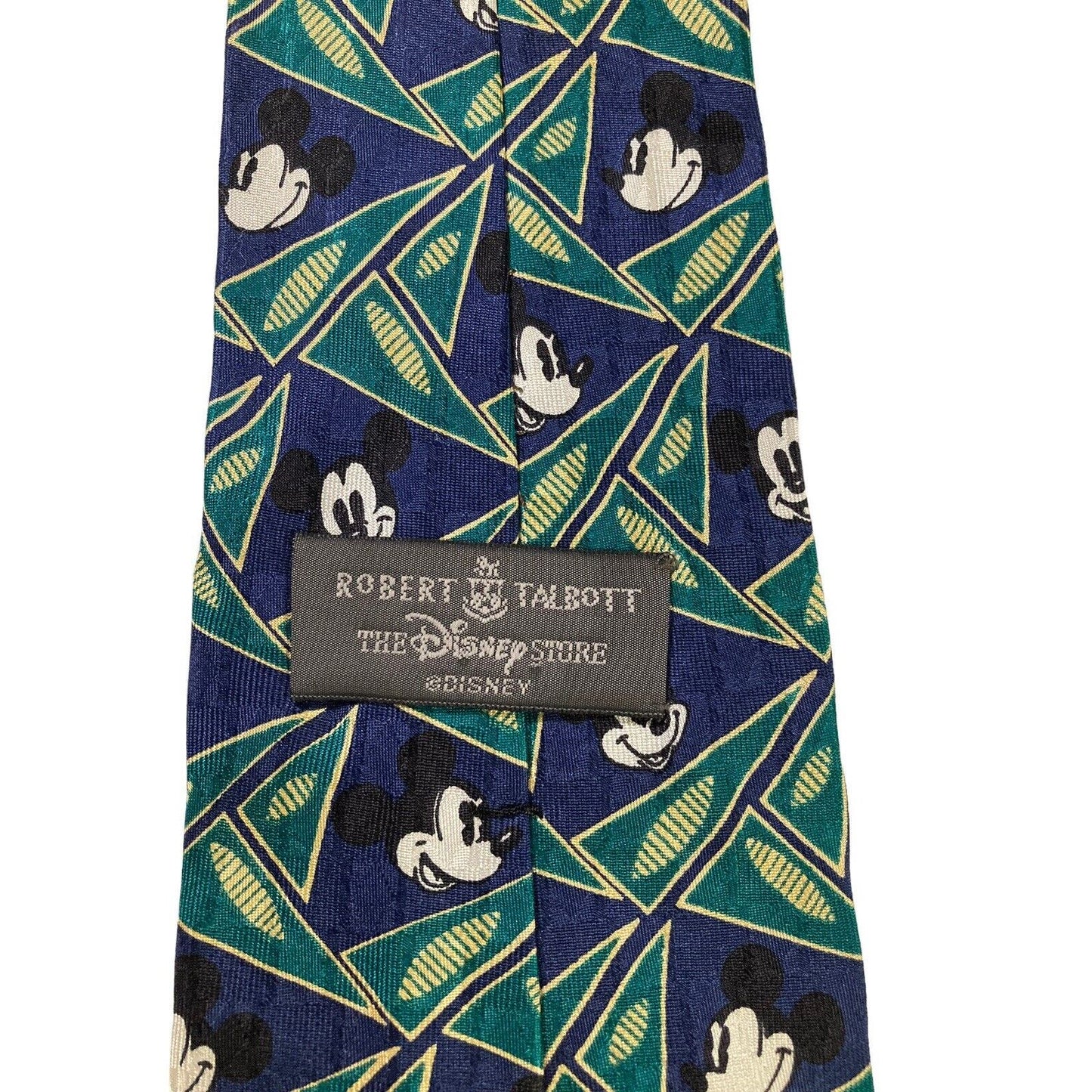 Robert Talbott The Disney Store Mickey Mouse Cartoon Novelty Necktie Triangles