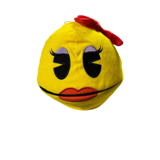 Namco Mrs Pac Man 12” Bean Bag Stuffed Plush Toy Factory 2017