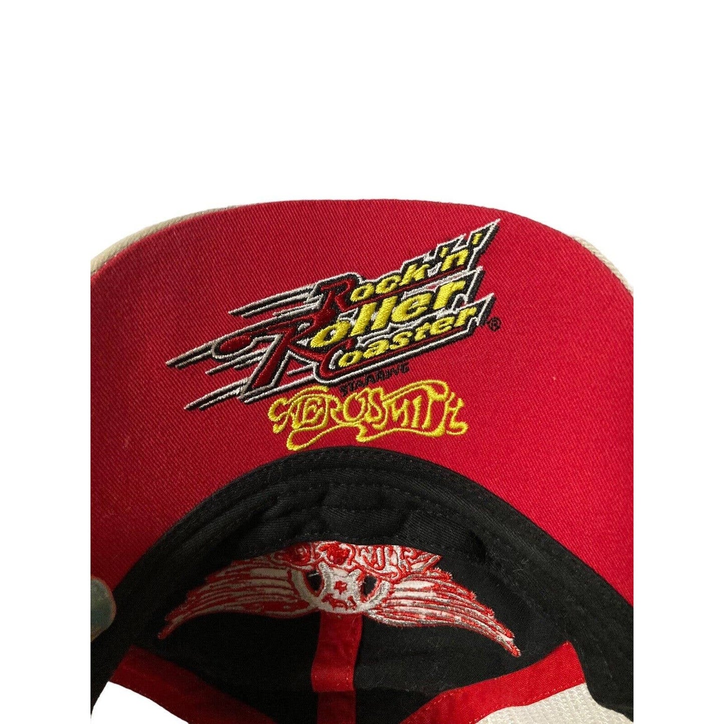 Walt Disney World Aerosmith Rock'n Roller Coaster Mesh Strap Back Hat Cap