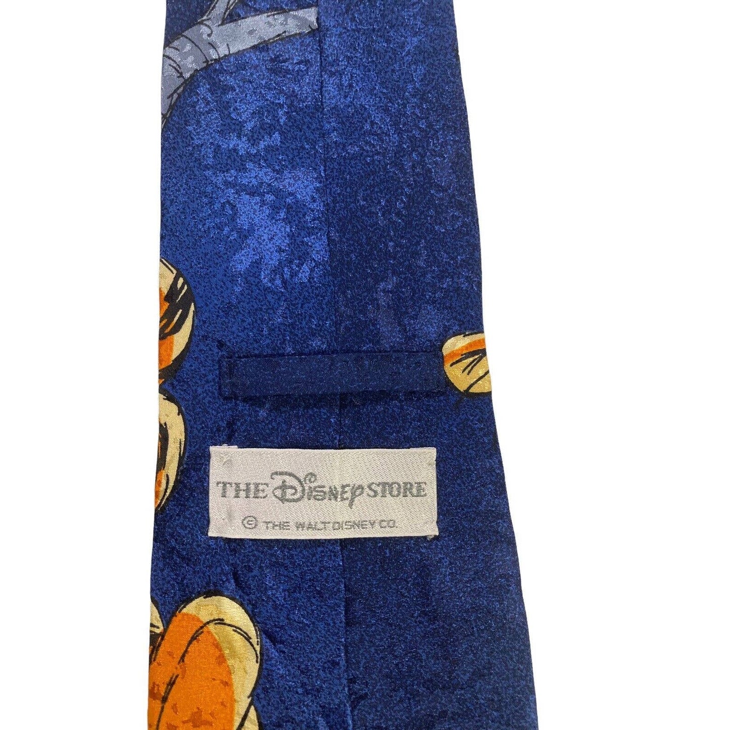The Disney Store Winnie The Pooh Tigger Tree Rare Vintage Necktie Silk Novelty