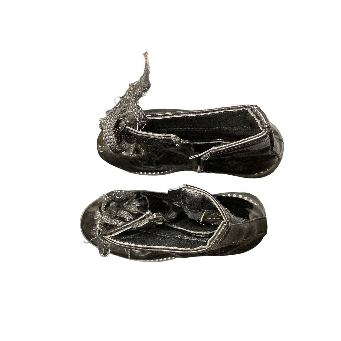 Tahari Girls Black Sparkle Side Zip Merlene Boots Size 1