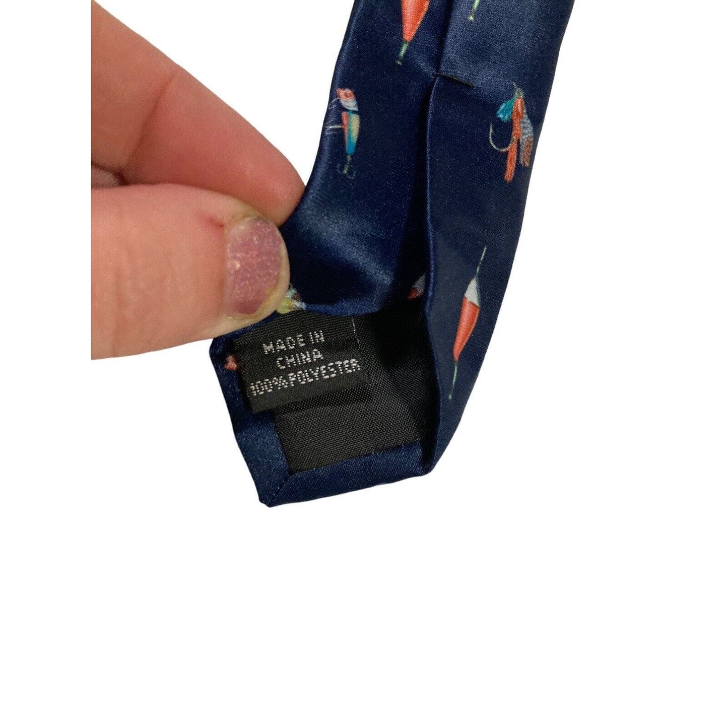 Knotty And Nice Gone Fishing Be Back For Deer Hunting Season Necktie Blue