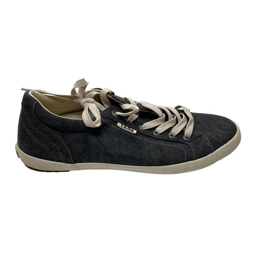 Taos Star Blue Women’s Size 11 Canvas Comfort Casual Shoes Grey Denim Lace Up