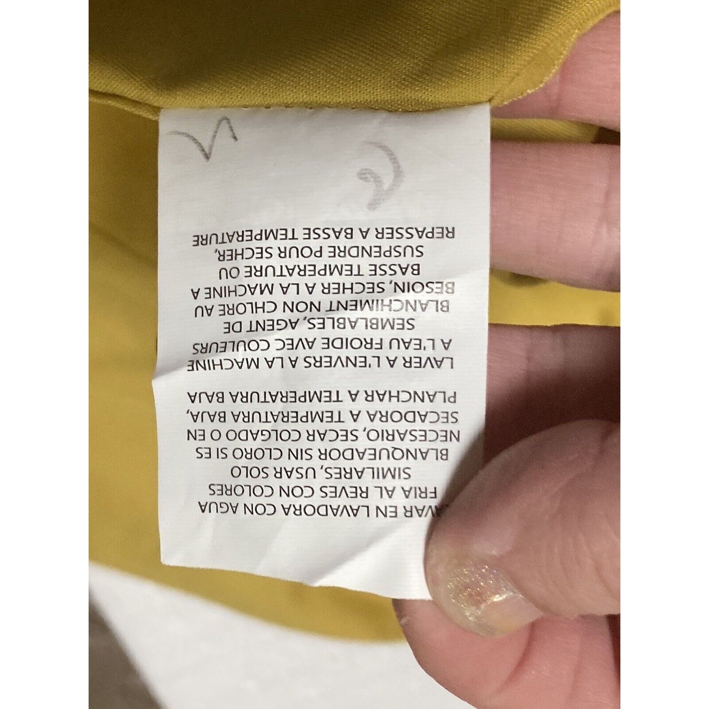 Wrangler Authentic Long Sleeve Button Down Shirt XL Mustard Yellow 100% Cotton