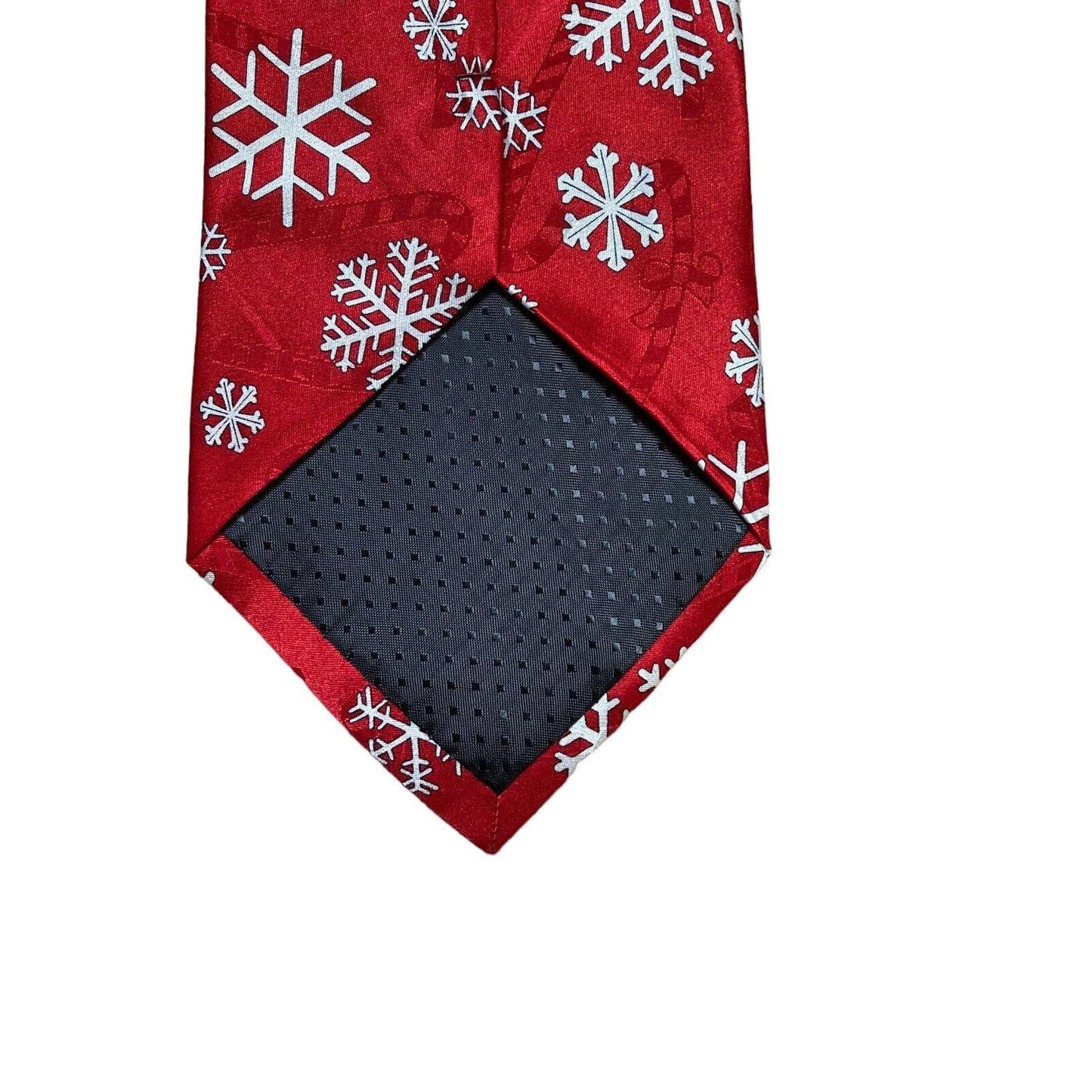 Hallmark Special Ties Snowflakes Snow Holiday Christmas Novelty Vintage Necktie