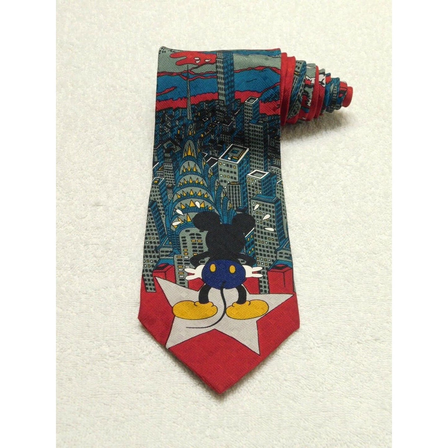 Atlas Designs Disney Mickey Mouse Empire State Building New Novelty Necktie Tie