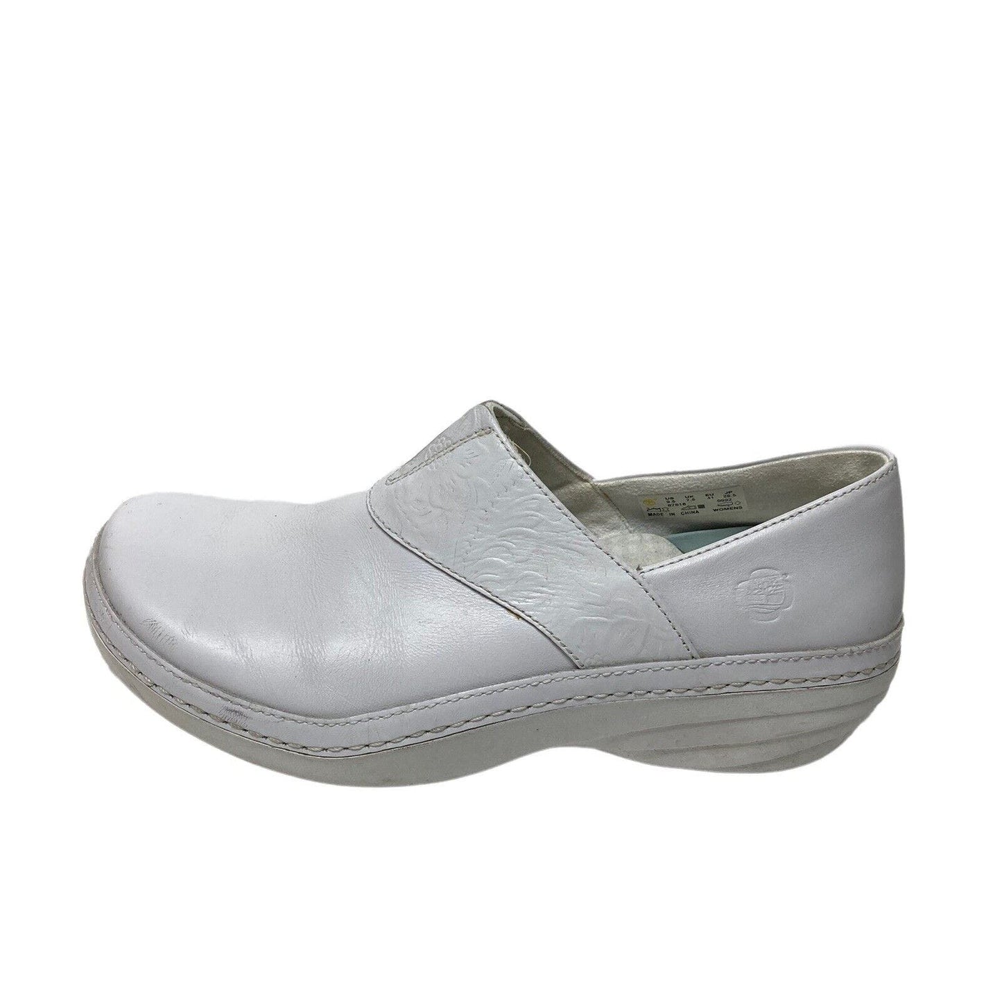 Timberland PRO Women's Renova Slip Resistant Slip-On Clogs White 9.5 87516