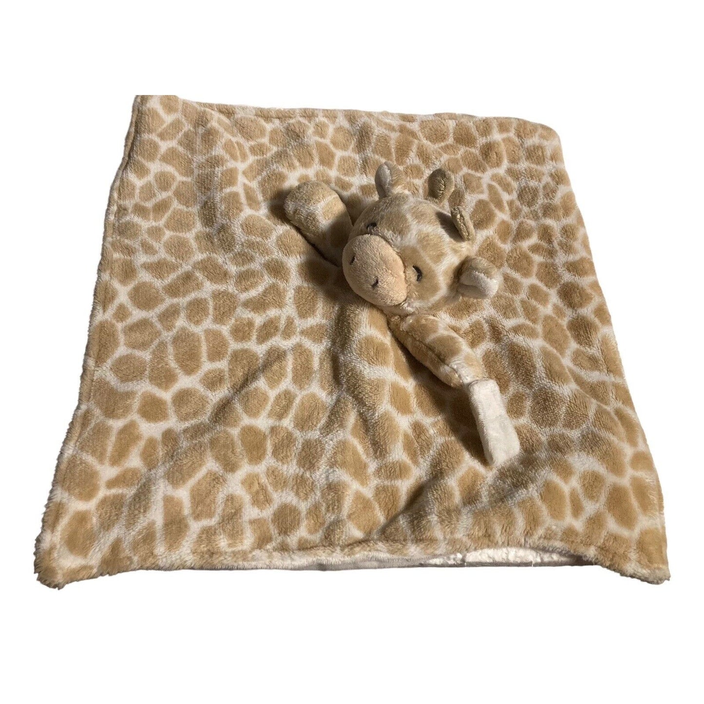 Carter's Giraffe Plush Animal Snuggler Lovey Security Blanket Pacifier Holder