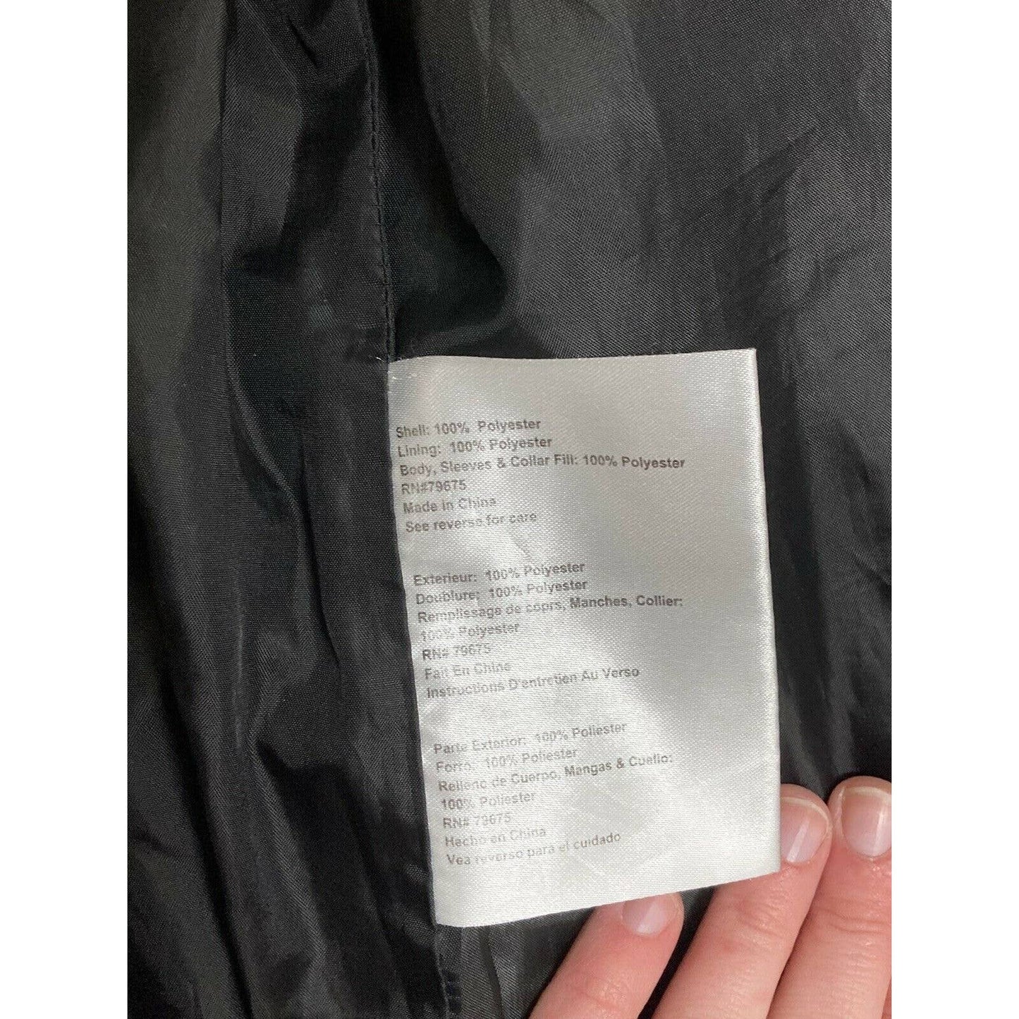 Michael Kors Quilted Jacket Coat Size XS Black Women’s Zippers Snaps
